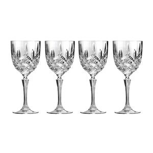 Waterford Marquis BROOKSIDE 8 5/8" Wine Water GOBLETS Glasses 12 oz Set (6)